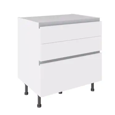 Click Here To Enlarge This Photo Of Kitchen Kit True Handleless Units Includes Soft Close Hinges and Adjustable Legs -