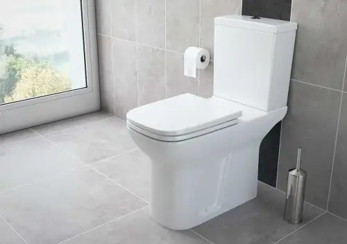 Click Here To Enlarge This Photo Of Vitra S20 Close Coupled WC Pan with Dual Flush Cistern and Soft Close Toilet Seat - Included Fixing Kit