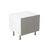 Kitchen Kit Flatpack Slab Ultra Matt Dust Grey 600 Belfast Sink Base Cabinet - FKKF0870