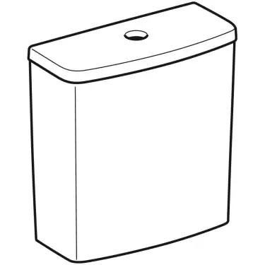 Click Here To Enlarge This Photo Of Geberit Selnova Square Exposed Close Couple Cistern Dual Flush Bottom Supply