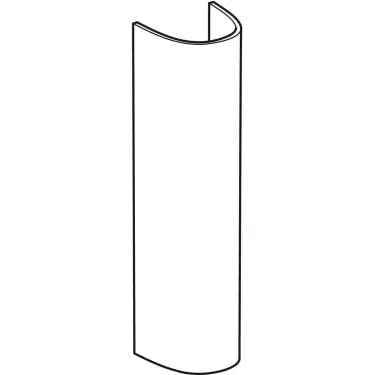 Click Here To Enlarge This Photo Of Geberit Selnova Full Pedestal White - 501.449.00.6