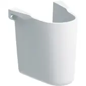 Geberit Selnova White Half Pedestal - 501.455.00.6