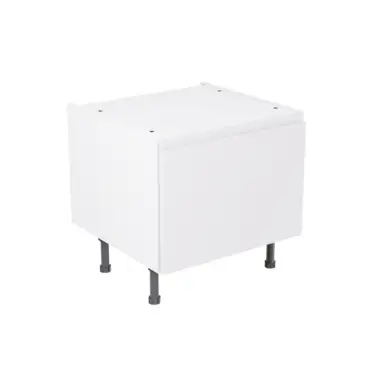 Click Here To Enlarge This Photo Of Kitchen Kit Flatpack J Pull Matt White 600 Belfast Sink Base Kitchen Cabinet - FKKJ0570