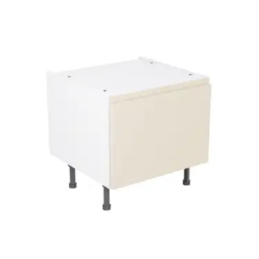 Click Here To Enlarge This Photo Of Kitchen Kit Flatpack J-Pull Matt Cashmere 600 Belfast Sink Base Kitchen Cabinet - FKKJ0670