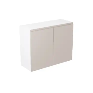 Click Here To Enlarge This Photo Of Kitchen Kit Flatpack J-Pull Gloss Light Grey 900 Wall Kitchen Cabinet - FKKJ0272