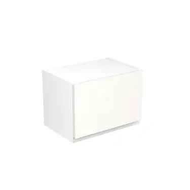 Click Here To Enlarge This Photo Of Kitchen Kit Flatpack J-Pull Matt White 500 Short Bridging Wall Kitchen Cabinet - FKKJ0573