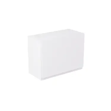 Click Here To Enlarge This Photo Of Kitchen Kit Flatpack J-Pull Matt White 600 Single Extractor Wall Kitchen Cabinet - FKKJ0574