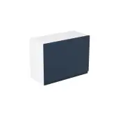 Kitchen Kit Flatpack J-Pull Matt Indigo Blue 600 Single Extractor Wall Kitchen Cabinet - FKKJ1374