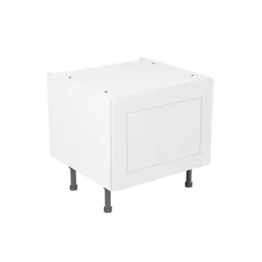 Click Here To Enlarge This Photo Of Kitchen Kit Flatpack Shaker Matt White 600 Belfast Sink Base Kitchen Cabinet - FKKH0570