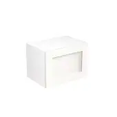 Kitchen Kit Flatpack Shaker Matt White 500 Short Bridging Wall Kitchen Cabinet - FKKH0573