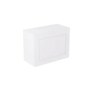 Click Here To Enlarge This Photo Of Kitchen Kit Flatpack Shaker Matt White 600 Single Extractor Wall Kitchen Cabinet - FKKH0574