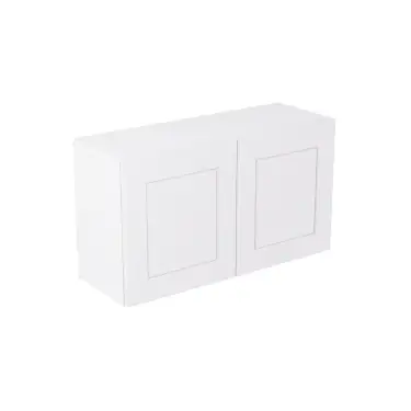 Click Here To Enlarge This Photo Of Kitchen Kit Flatpack Shaker Matt White 800 Double Extractor Wall Kitchen Cabinet - FKKH0575