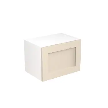 Click Here To Enlarge This Photo Of Kitchen Kit Flatpack Shaker Matt Cashmere 500 Short Bridging Wall Kitchen Cabinet - FKKH0673