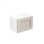 Kitchen Kit Flatpack Shaker Matt Light Grey 500 Short Bridging Wall Kitchen Cabinet - FKKH0773