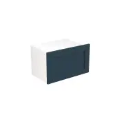 Kitchen Kit Flatpack Shaker Matt Indigo Blue 500 Short Bridging Wall Kitchen Cabinet - FKKH1373