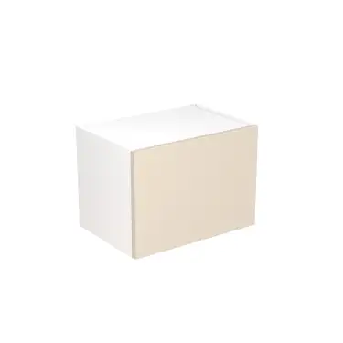 Click Here To Enlarge This Photo Of Kitchen Kit Flatpack Slab Gloss Cashmere 500 Short Bridging Wall Kitchen Cabinet - FKKF0173