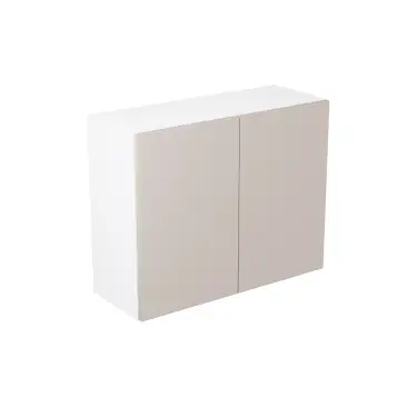 Click Here To Enlarge This Photo Of Kitchen Kit Flatpack Slab Matt Light Grey 900 Wall Kitchen Cabinet - FKKF0772