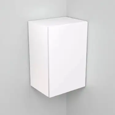 Click Here To Enlarge This Photo Of Kitchen Kit Flatpack Slab Standard White 900 Boiler Housing Cabinet- FKKM1066