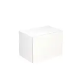 Kitchen Kit Flatpack Slab Standard White 500 Short Bridging Wall Kitchen Cabinet - FKKM1073