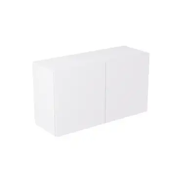 Click Here To Enlarge This Photo Of Kitchen Kit Flatpack Slab Standard White 800 Double Extractor Wall Kitchen Cabinet - FKKM1075