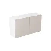 Kitchen Kit Flatpack Slab Standard Light Grey 800 Double Extractor Wall Kitchen Cabinet - FKKM1275