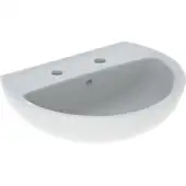 Twyford Alcona Washbasin 2 Tap Hole 55 cm  X 420mm - White Ar4212Wh