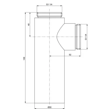 Click Here To Enlarge This Photo Of Ideal Standard Sottini Contemporary Bottle Trap in Chrome Finish - E0079AA