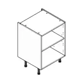 Single Flatpack Kitchen Cabinet 600mm Base Unit