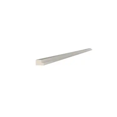 Click Here To Enlarge This Photo Of J-Pull Handleless White Multi Rail - BED0519P