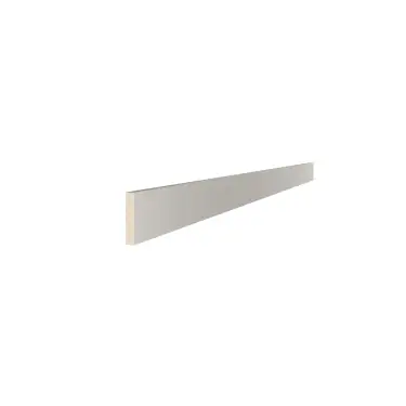 Click Here To Enlarge This Photo Of J-Pull Handleless White Plinth - BED0518P