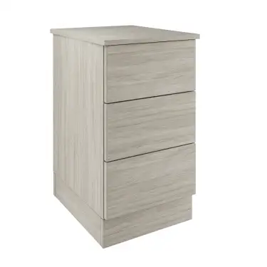 Click Here To Enlarge This Photo Of Slab Urban Oak 3-Drawer Single Chest - BEDUM1415C
