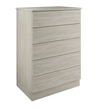 Click Here To Enlarge This Photo Of Slab Urban Oak 5-Drawer Tallboy Chest - BEDUM1413C