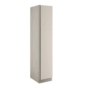 Click Here To Enlarge This Photo Of J-Pull Handleless Cashmere Single Wardrobe with Single Rail - BEDUJ0602S