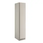 J-Pull Handleless Cashmere Single Wardrobe with Single Rail - BEDUJ0602S