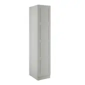 Shaker Light Grey Single Wardrobe with Single Rail - BEDGP1602S