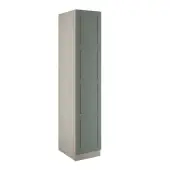 Shaker Sage Green Single Wardrobe with Single Rail - BEDUP1102S