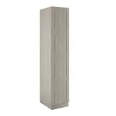 Shaker Urban Oak Single Wardrobe with Single Rail - BEDUP2202S