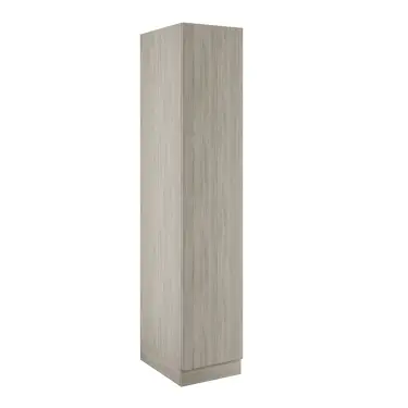 Click Here To Enlarge This Photo Of Slab Urban Oak Single Wardrobe with Double Rail - BEDUM1403S
