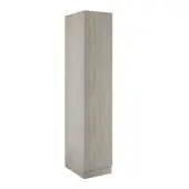 Slab Urban Oak Single Wardrobe with Shelves - BEDUM1401S