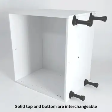 Click Here To Enlarge This Photo Of Flatpack Kitchen Cabinet 800mm Full Drawer Base Unit