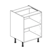 Single Flatpack Kitchen Cabinet 600mm Sink Base Unit