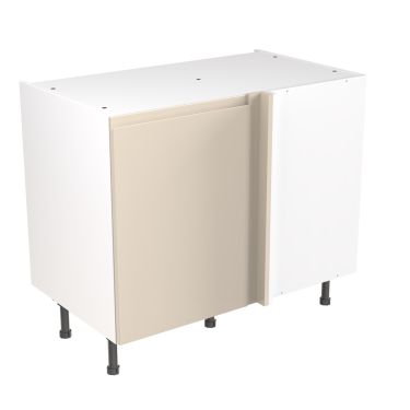 Click Here To Enlarge This Photo Of Kitchen Kit Flatpack J Pull Ultra Matt Cashmere 1000 Base Unit Blind Corner - FKKJ0609