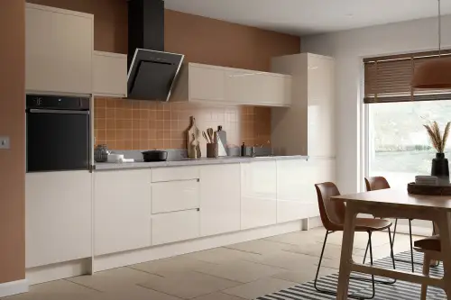 Click Here To Enlarge This Photo Of J-Pull Gloss Cashmere 140 x 496 Door
