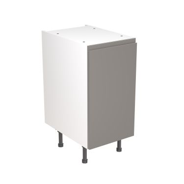 Click Here To Enlarge This Photo Of Kitchen Kit Flatpack J Pull Ultra Matt Dust Grey 400 Base Unit - FKKJ0802