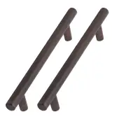 Oil Robbed Bronze T Bar Handle (Pack of 2)