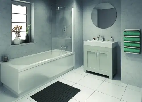 Click Here To Enlarge This Photo Of Perform Panel Grey Bonito Plywood Nu-Lock 7228