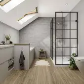 Multipanel 2400 X 1200MM Concrete LB Collection H/Lock Elements T&G Wall Panel ML8830SHRHLTG17