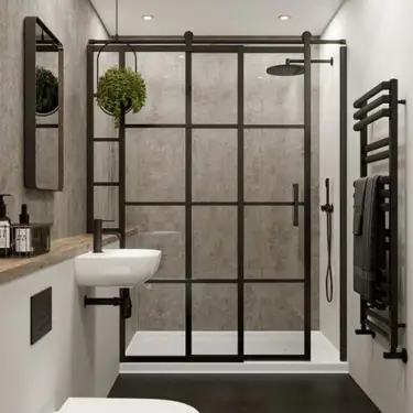 Click Here To Enlarge This Photo Of Multipanel 2400 X 1200MM Stone LB Collection Elements Unlipped Wall Panel ML8831SHR