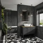 Multipanel 2400 X 1200MM Graphite LB Collection Elements Unlipped Wall Panel ML8833SHR