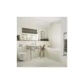 Multipanel 2400 X 598MM White Contemporary Senora Hydrolock T&G Wall MP041STDHLTG17